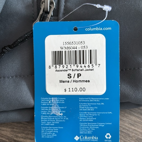 Brand new with tags. Columbia mens small Ascender Softshell jacket - Picture 2 of 8